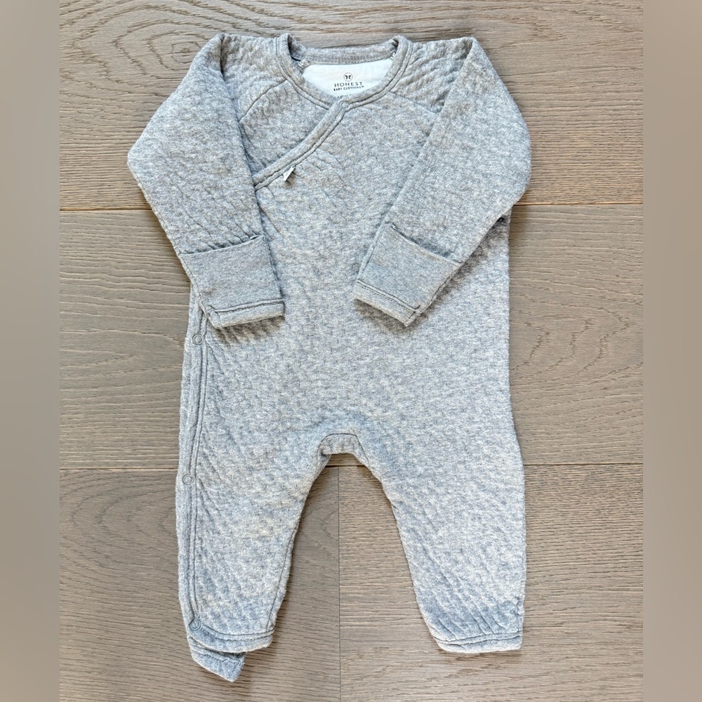 Honest Organic Cotton newborn Footie